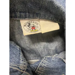 Vintage 90s Disney Mickey & Co Mickey Time Classic Denim Jean Jacket‎ Size S/M* thumbnail 5