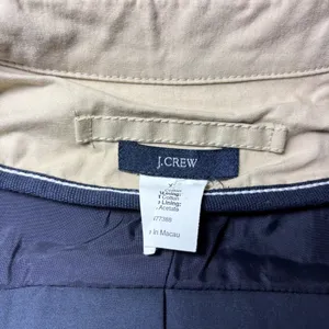 J.Crew‎ 100% cotton tan trench coat with hidden buttons down front Size XS thumbnail 10