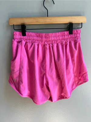 Lululemon Hotty Hot Short II *Long 4" Pink Highlight Size 6 thumbnail 6