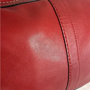 y2k Coach Red Convertible F12322 Hobo Shoulder Bag Crossbody thumbnail 6