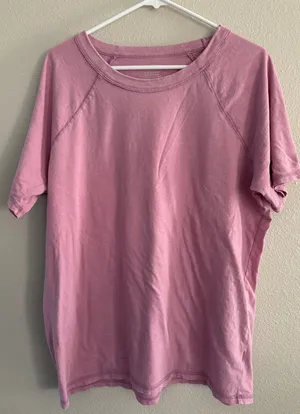 Aerie Shirt Womens M Purple Distressed Oversized Boho Soft Lounge Sporty Casual thumbnail 1