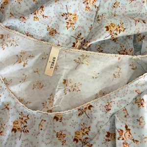 SPELL & THE GYPSY Fleur Frill Bias Maxi Dress Teapot Blue Floral‎ Bohemian Large thumbnail 12