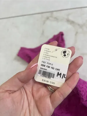 NWT Intimately Free People Dahlia Mauve Here For You Cami Size M/L thumbnail 5
