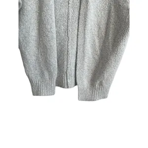 Old‎ Navy Women Cardigan Shrug Top M Gray Knit Crop Open Front Capsule Neutral thumbnail 4