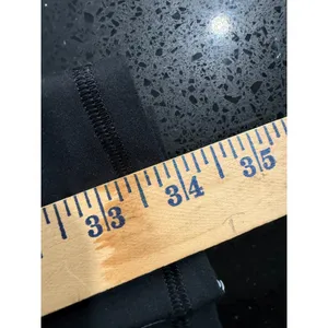 YPB Abercrombie sculptLUX High Rise Leggings Black White Contrast Piping XS 4185 thumbnail 7
