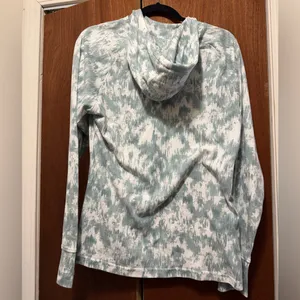 Women's FXR Teal Tie-Dye Hooded Long Sleeve Top thumbnail 2