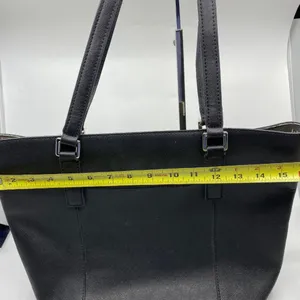 Calvin Klein Black Large Saffiano Leather Tote Bag thumbnail 5