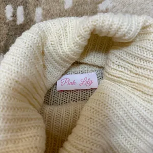 Pink Lily Colorblock Orange cream tan turtleneck sweater women’s size XL thumbnail 5