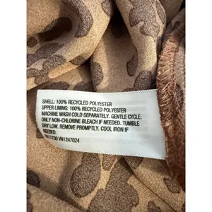 A New Day Leopard Print Satin Slip Dress Brown Tan Animal Midi Maxi NWT Large Y2K boho dai thumbnail 7