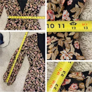 Nasty Gal Flowered long sleeve lined sheer minidress thumbnail 5