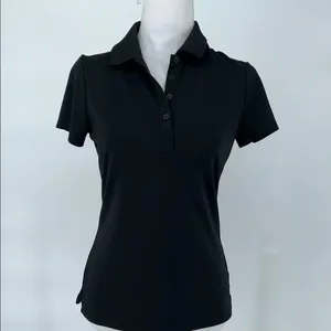 Nike Golf Tour Performance Women's Black Button Down Shirt Size Small thumbnail 3