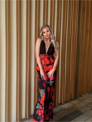 Y2K Backless Dress Red thumbnail 2