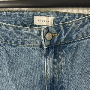 PacSun Casey Low Rise Baggy Wide Leg Jeans Women's 34 SHORT Blue Denim NWT thumbnail 3