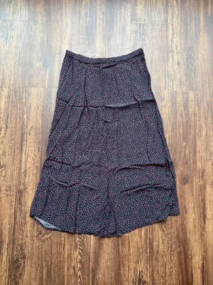 Women’s Free Assembly Black and Red Spotted Skirt - Size S thumbnail 2