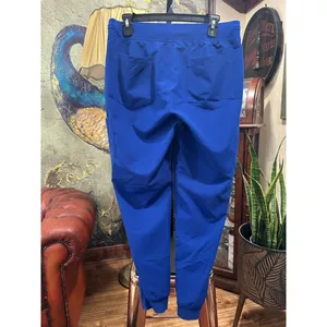 Mandala Royal Blue Jogger Scrub Pants | Size M | New Without Tags thumbnail 4