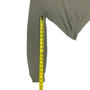 Aritzia TNA Olive Green Women's Knit Waffle Hoodie Size Large thumbnail 6