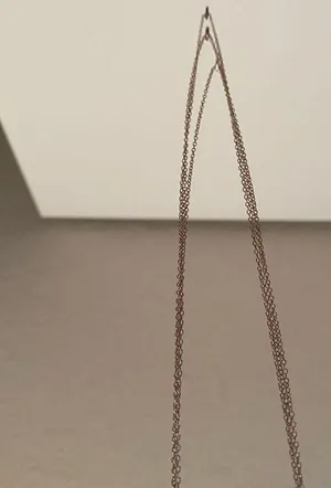 Gorjana 3 layer silver necklace thumbnail 2