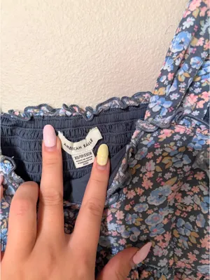 Altar'd State Floral baby doll top thumbnail 2
