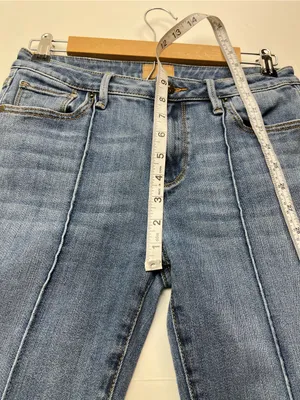 Driftwood Rosie Womens Blue Flare Denim Jeans Size‎ 27 Boho Bohemian Pockets thumbnail 8