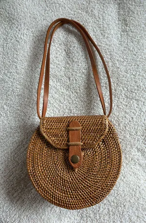 Woven Bag Tan thumbnail 1