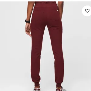 Figs Burgundy Zamora Jogger Scrub Pants thumbnail 5