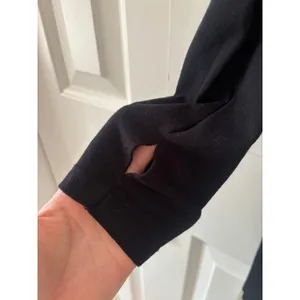 Unbranded Black Long Sleeve Bodycon Mini Dress Thumb Hole Stretch XS thumbnail 6