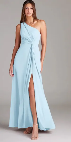 Azazie Brooke Dress Sky Blue thumbnail 1