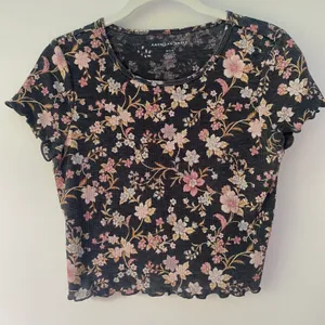 American Eagle Outfitters Waffle Crop Top thumbnail 1