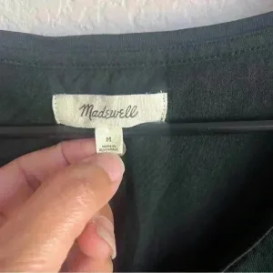 Madewell Black Classic V-Line Shirt Size‎ M thumbnail 10