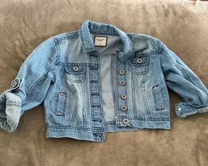 Highway Jeans Cropped Jean Jacket thumbnail 1