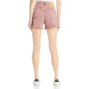 Rag & Bone Maya High-Rise Shorty Short Light Plum Organic Cotton Size 27 thumbnail 2