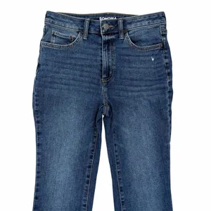 Sonoma Goods For Life Womens 6 Jeans Flare High Waisted Denim Distressed thumbnail 3
