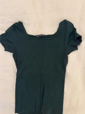 Dark Green Brandy Melville Top Crop thumbnail 2