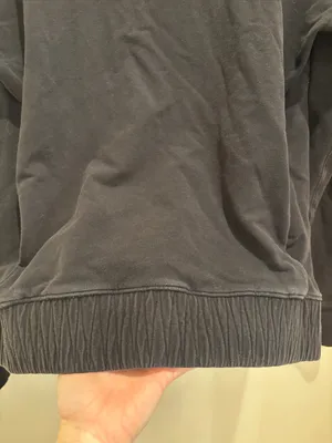 Lululemon Sweatshirt Stress Less Black Turtleneck Size 6 thumbnail 2
