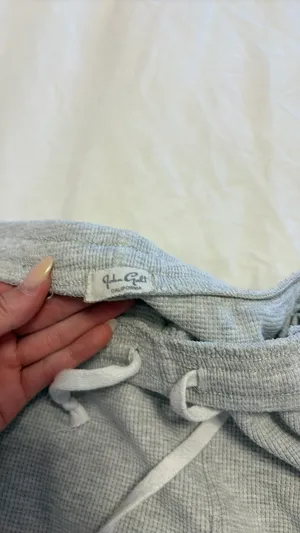 Grey Waffle Brandy Melville Sweatpants thumbnail 4