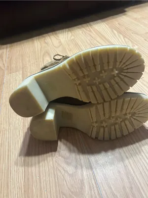 INA Mi.im Tan Suede Lace-Up Chunky Heel Ankle Boots thumbnail 7