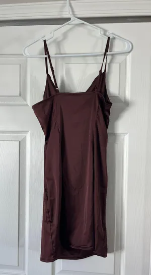 SheIn Satin Cocktail Mini Dress thumbnail 2