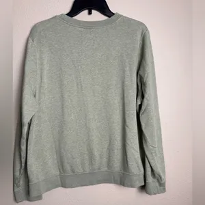 Nike Women Size XL Crew Neck Green Pullover‎ fleece sweater thumbnail 6