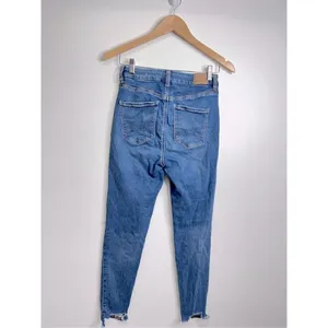 American Eagle Jeans Womens Distressed Blue Pants Stretch Size‎ 4 thumbnail 3