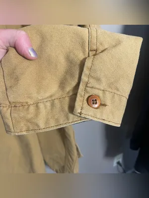 L.L. Bean Vintage Field Coat Chore Jacket Canvas button down thumbnail 7