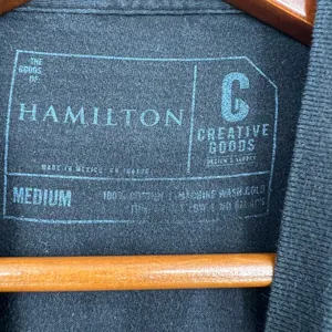 Creative Goods Hamilton star logo Musical merch short sleeve t-shirt size medium thumbnail 3