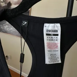 NWT Gymshark Box Utility Bralette black zipper racerback‎ Size XS thumbnail 3