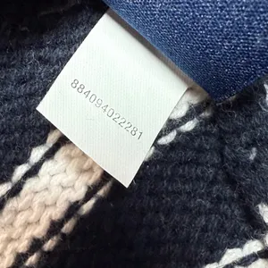 Chaps Breton Striped Cotton‎ Knit Sweater Gold Button Detail Nautical XL READ thumbnail 7
