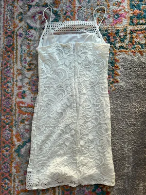 Topshop White Lace Dress thumbnail 2