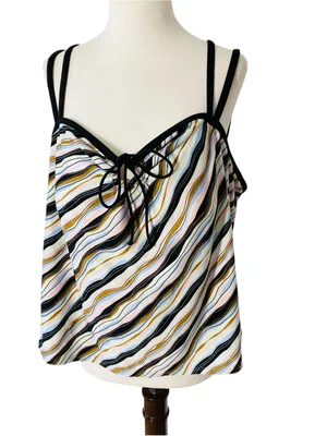 VINTAGE Y2K MERONA Tankini Top thumbnail 2