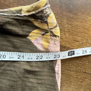 Free People We the Free Hey Girl Tank Top Army Combo Women's Size Small $58 thumbnail 5