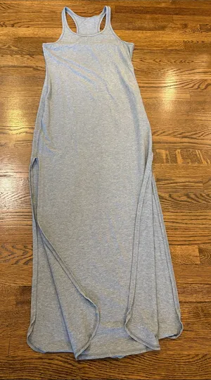 Lululemon Women's Racerback Maxi Dress in Light Gray, 6 or 8 thumbnail 1