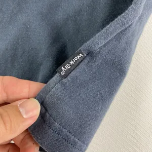 Carhartt For Women T-Shirt Size XS Blue Short Sleeve Stretch WK204 NVY thumbnail 3