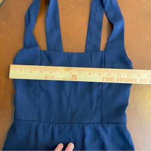 Show Me Your Mumu Claire Midi Dress in Rich‎ Navy Crisp Blue size xs thumbnail 4