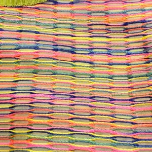 Alex Marie Tweed Shift Dress 4 Pink Lime Green Textured Sleeveless Stripe Knit‎ thumbnail 9